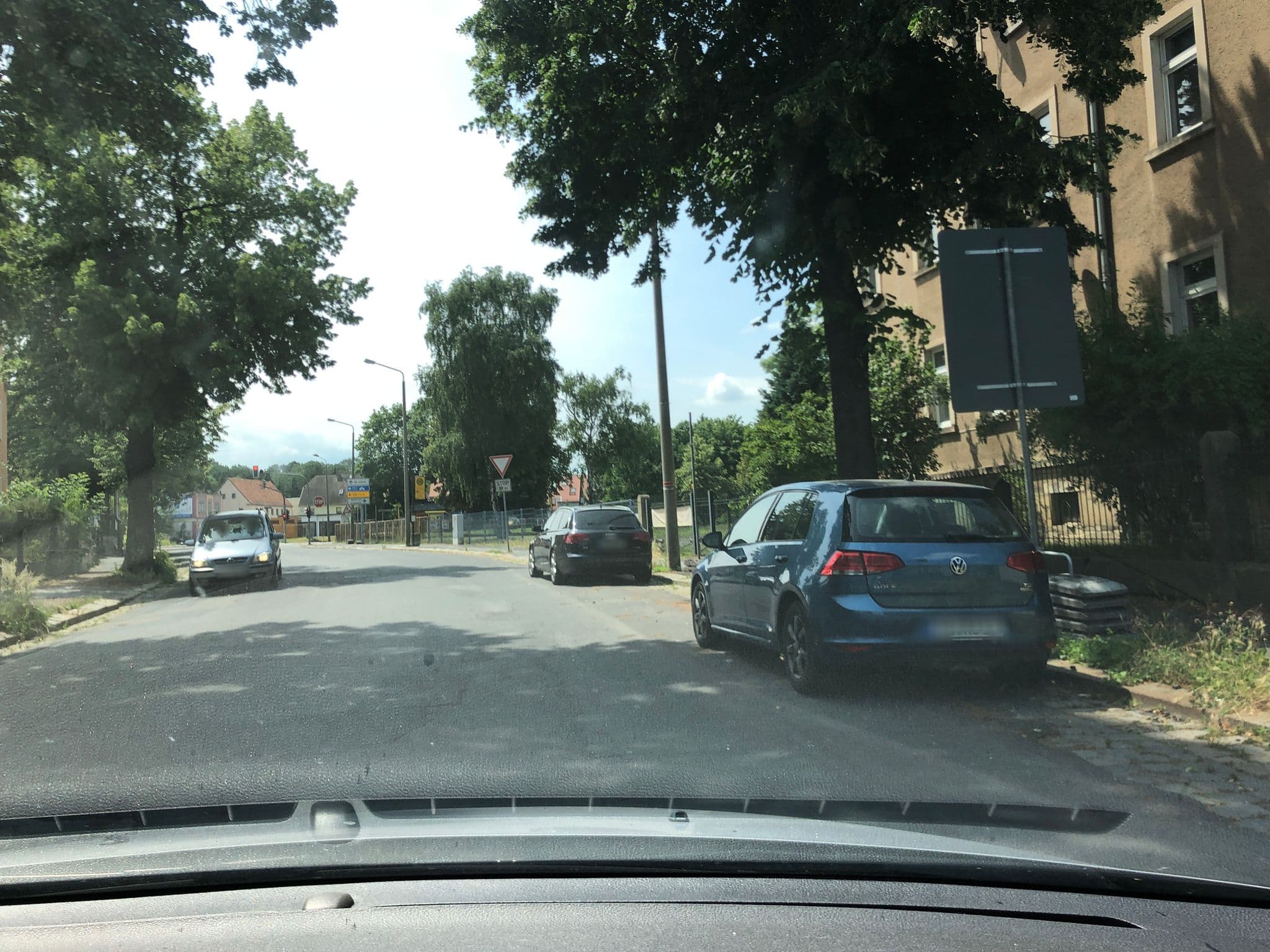 Street view near Gästehaus Riemer, Leuben — © bejotel (CC BY-SA · Mapillary)