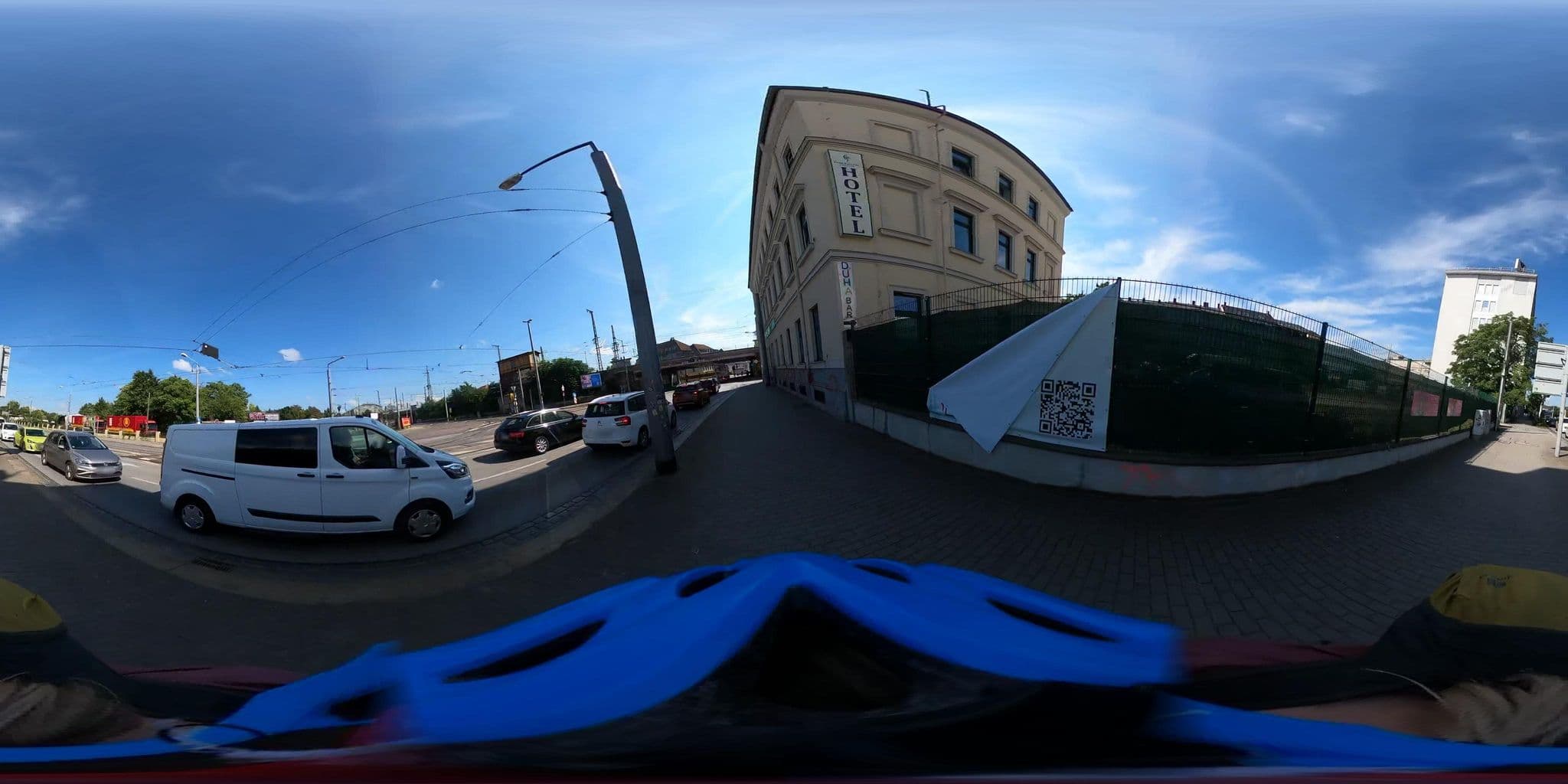 Street view near Elbe's Hotel Dresden, Dresden — © geowatti (CC BY-SA · Mapillary)