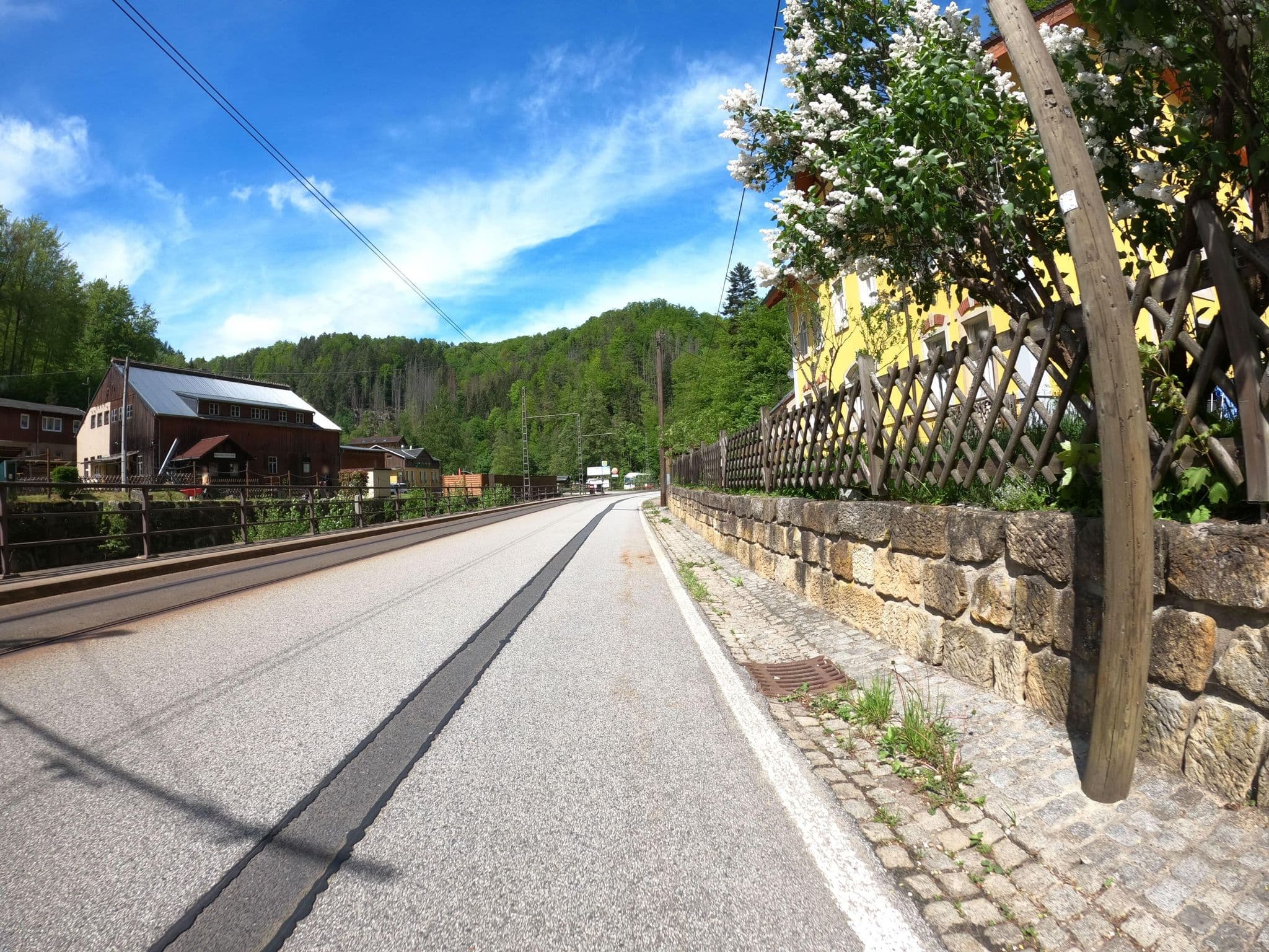 Street view near Altendorfer Försterei, Bad Schandau — © masterofnoroad (CC BY-SA · Mapillary)