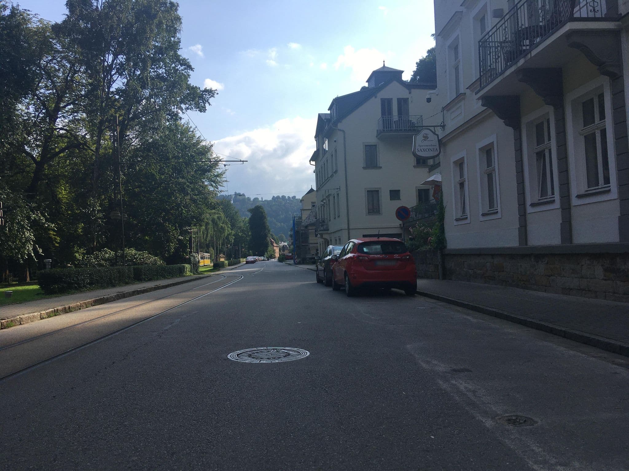 Street view near One bedroom appartement with terrace and wifi at Bad Schandau, Bad Schandau — © eserte (CC BY-SA · Mapillary)
