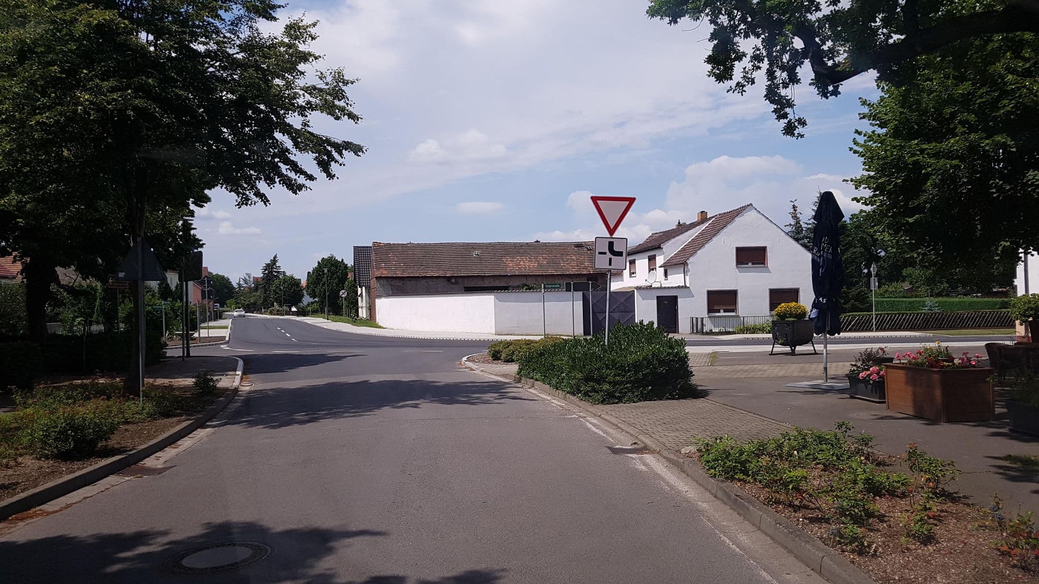 Street view near Landhotel & Steakhaus Mareens Inh. Mareen Mrula, Senftenberg — © dsmm (CC BY-SA · Mapillary)