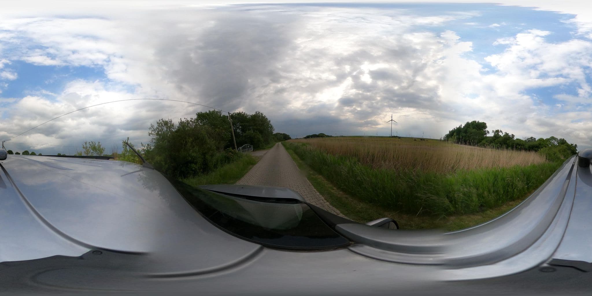 Street view near Ferienhof Westerwarf, Norddeich — © JHecht (CC BY-SA · Mapillary)
