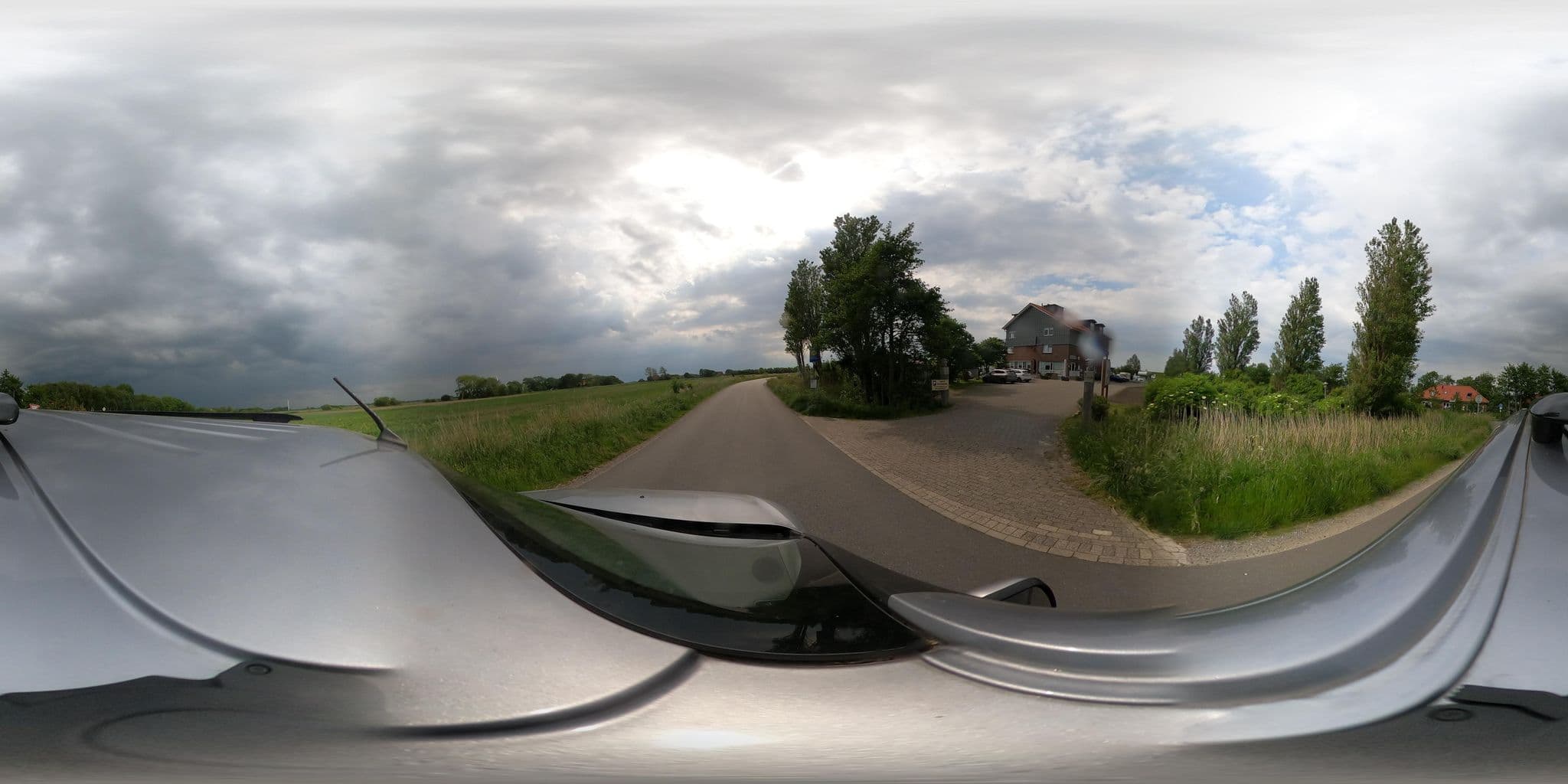 Street view near Gasthof Grosser Krug, Norddeich — © JHecht (CC BY-SA · Mapillary)