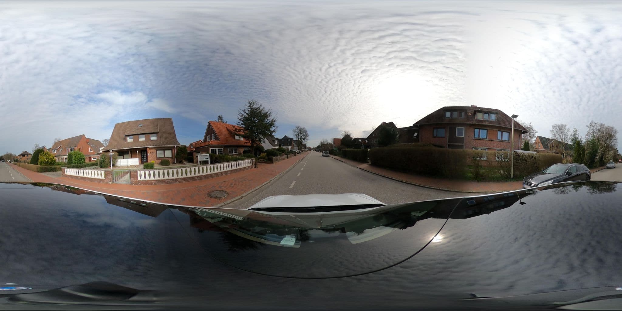 Street view near Gruppenhaus Dreymöwen, Sankt Peter-Ording — © peterleth (CC BY-SA · Mapillary)