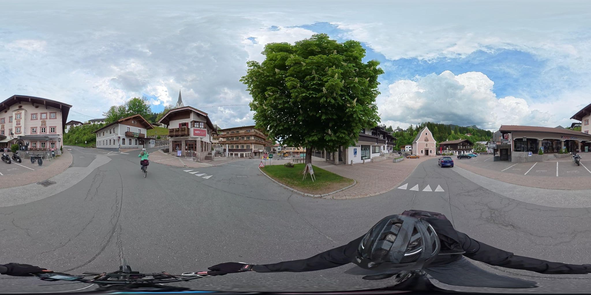 Street view near Neue Post, Fieberbrunn — © osmplus_org (CC BY-SA · Mapillary)
