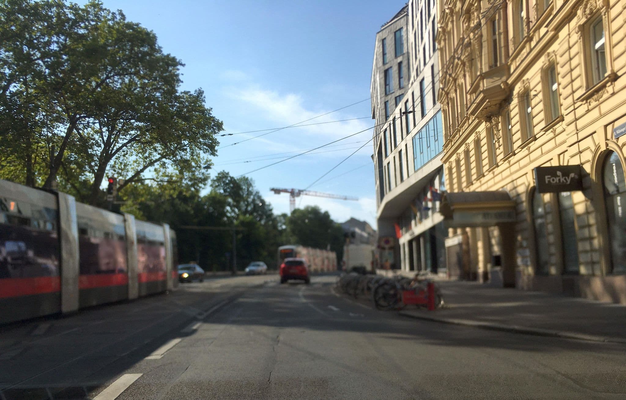 Street view near Hotel Atlanta, Alsergrund — © istefanos (CC BY-SA · Mapillary)