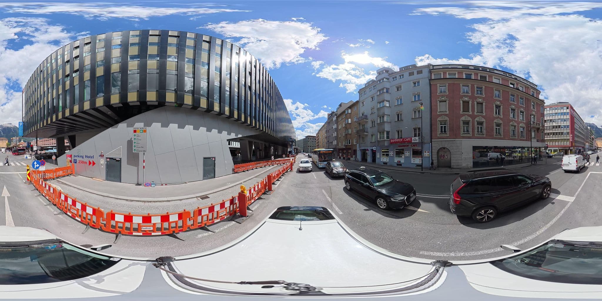 Street view near Ibis, Innsbruck — © osmplus_org (CC BY-SA · Mapillary)