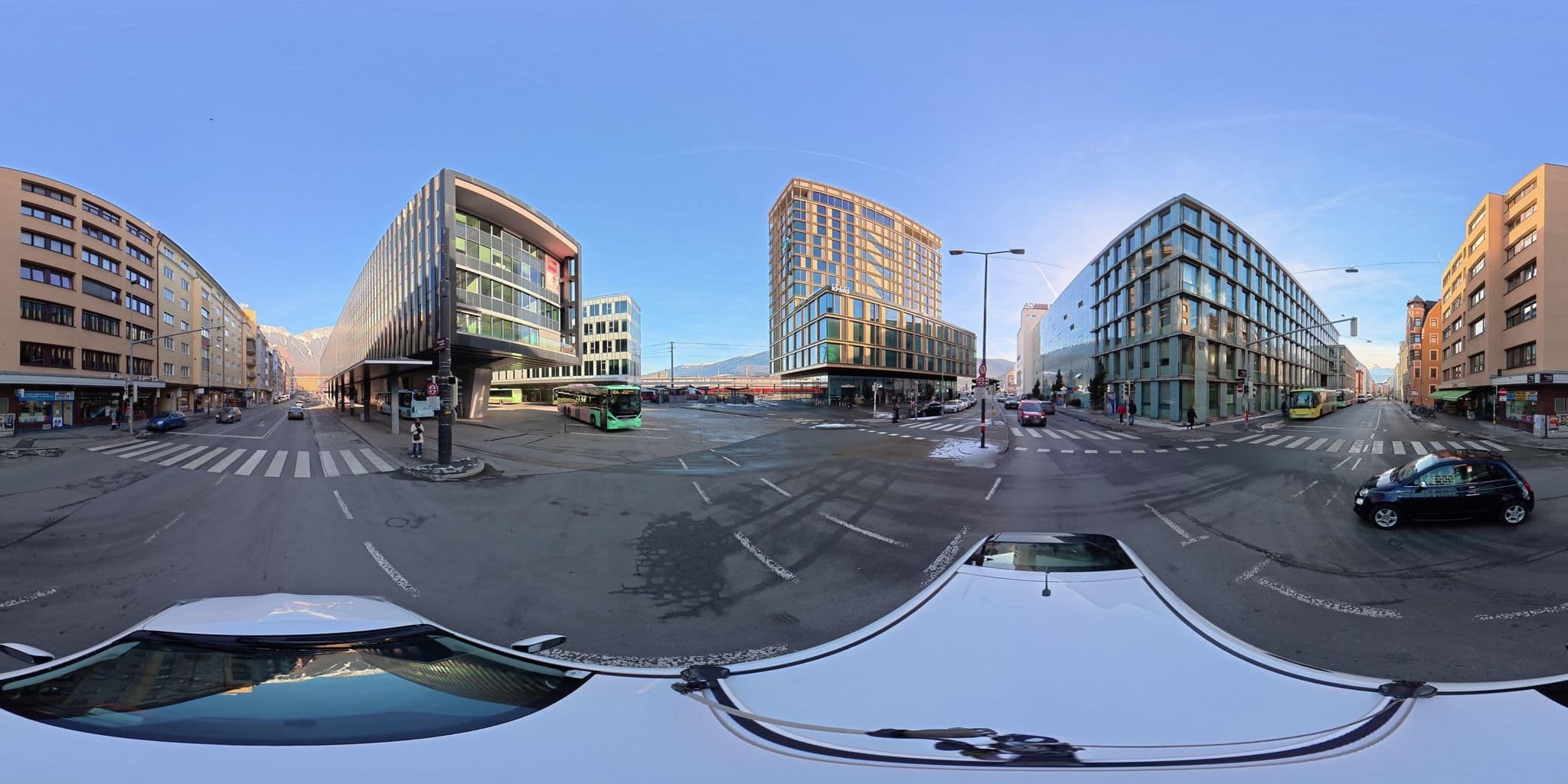 Street view near Motel One Innsbruck, Innsbruck — © osmplus_org (CC BY-SA · Mapillary)