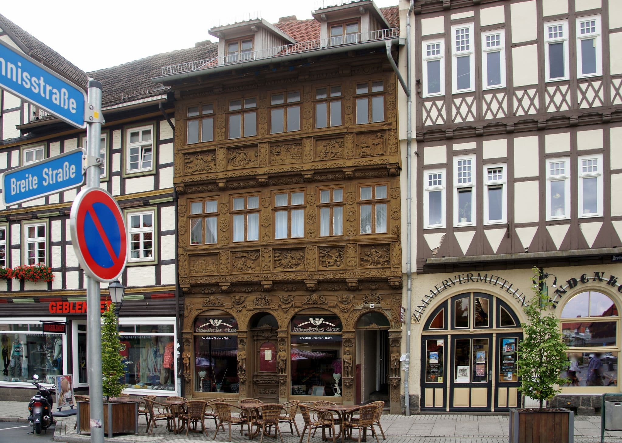 Street view near Pension Ratsstübchen, Wernigerode — © allefm (CC BY-SA · Mapillary)