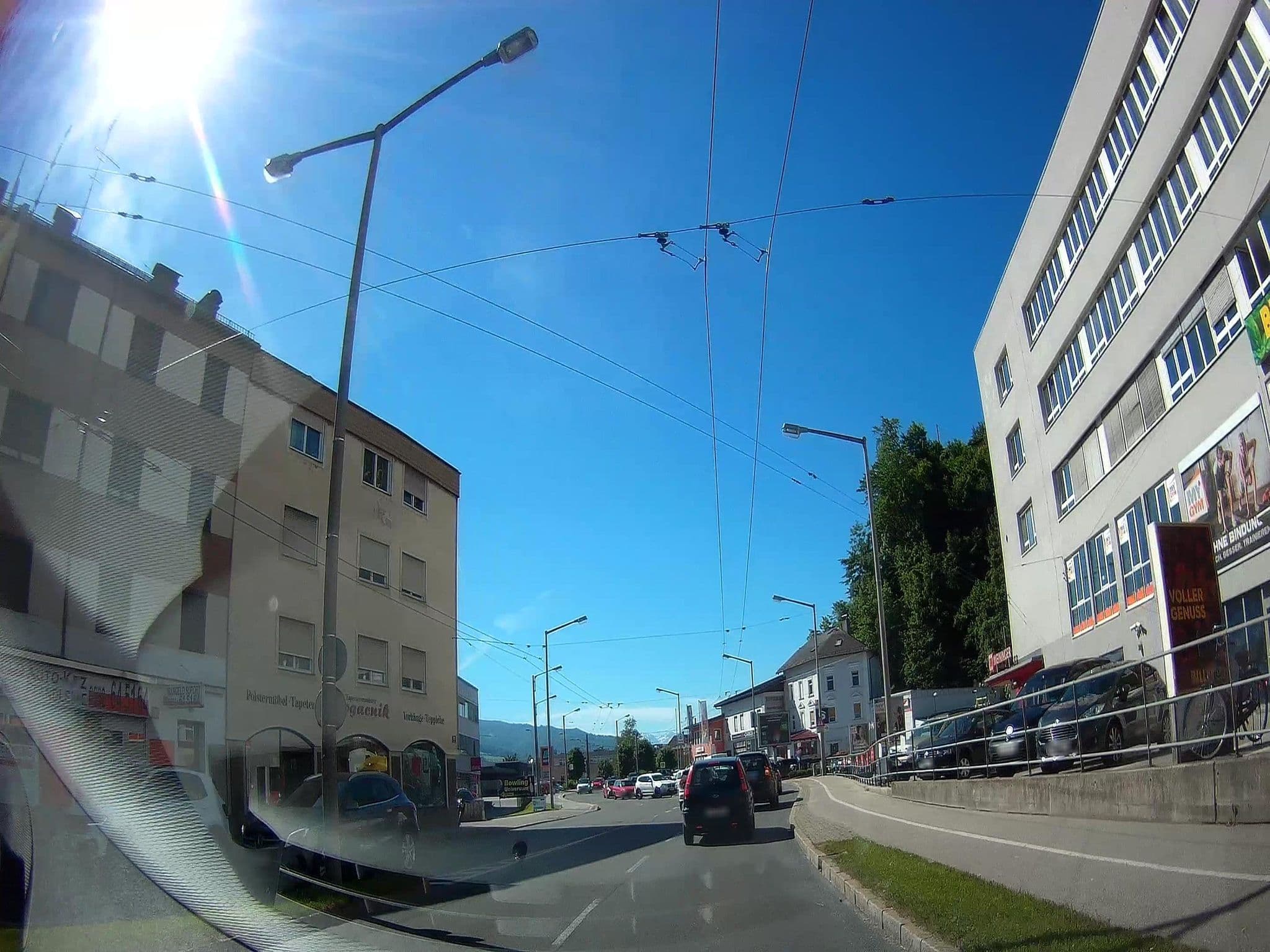 Street view near M-Hotel Meininger, Salzburg — © fuchserl (CC BY-SA · Mapillary)