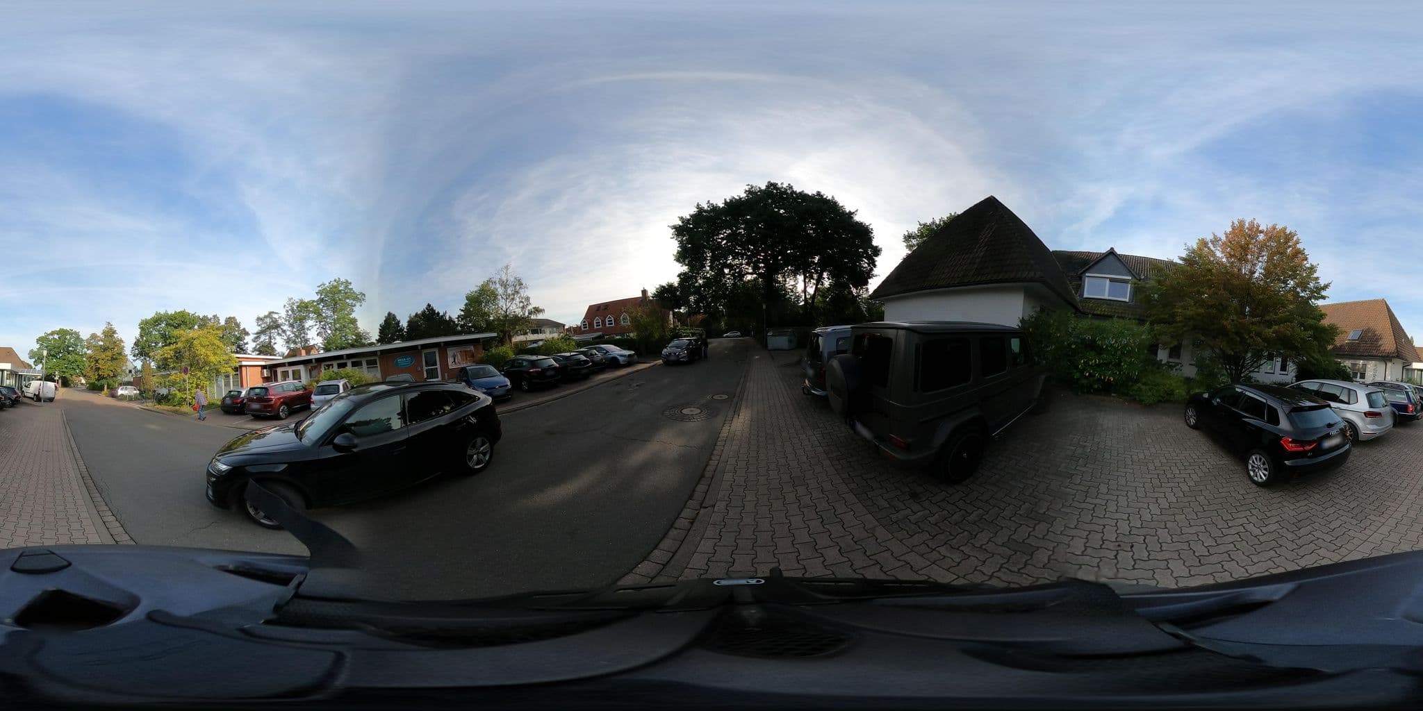 Street view near Appartement Ginstertraum, Lüneburg — © aseidel (CC BY-SA · Mapillary)