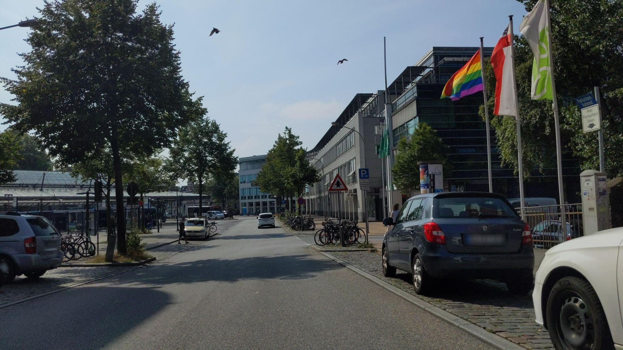 Street view near Hotel Stadt Lübeck Ralf & Ines Hosak, Lübeck — © rasmustravemnd (CC BY-SA · Mapillary)