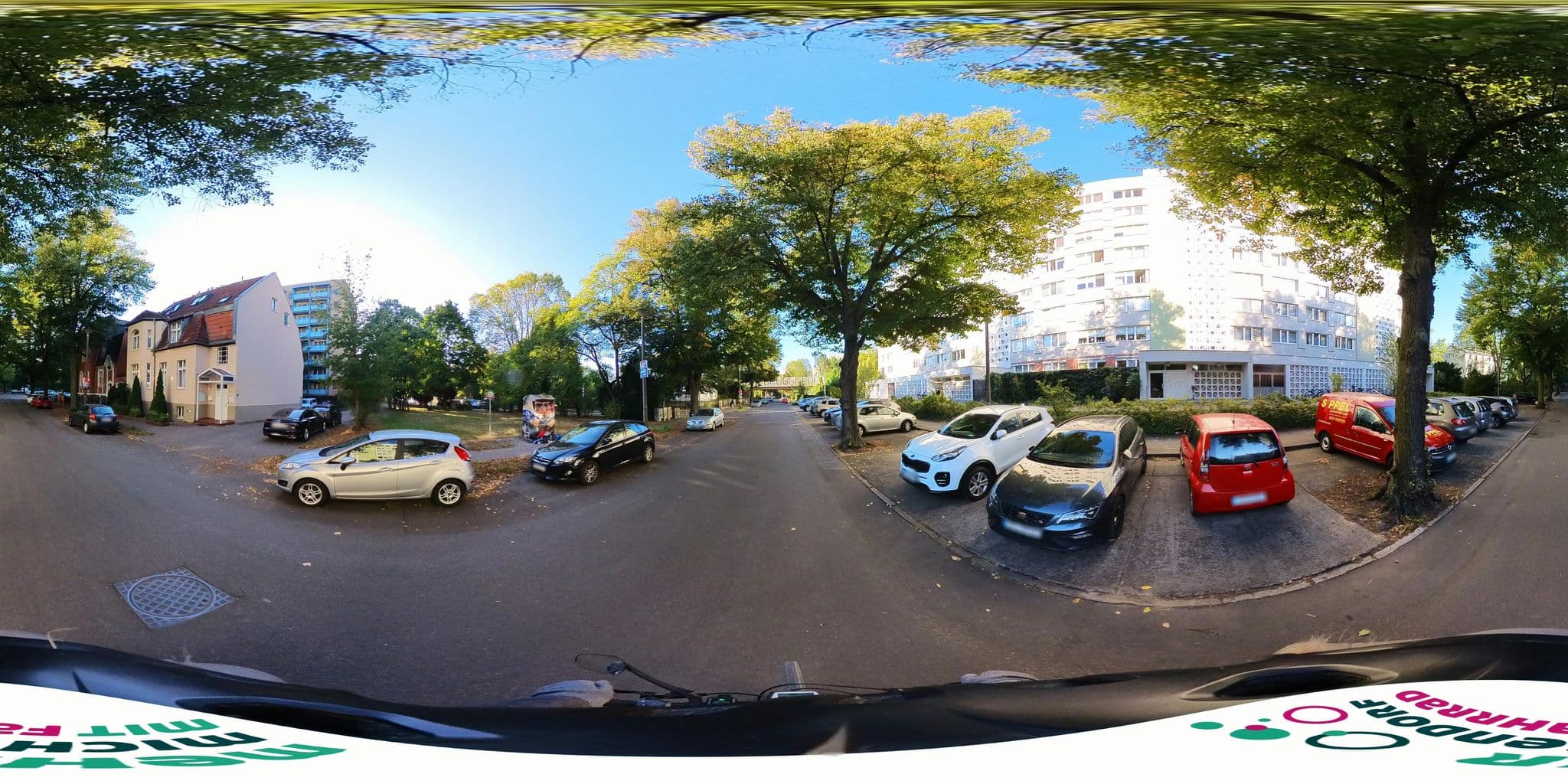 Street view near Hotel Auf dem Kiewitt, Potsdam — © hARTwig (CC BY-SA · Mapillary)