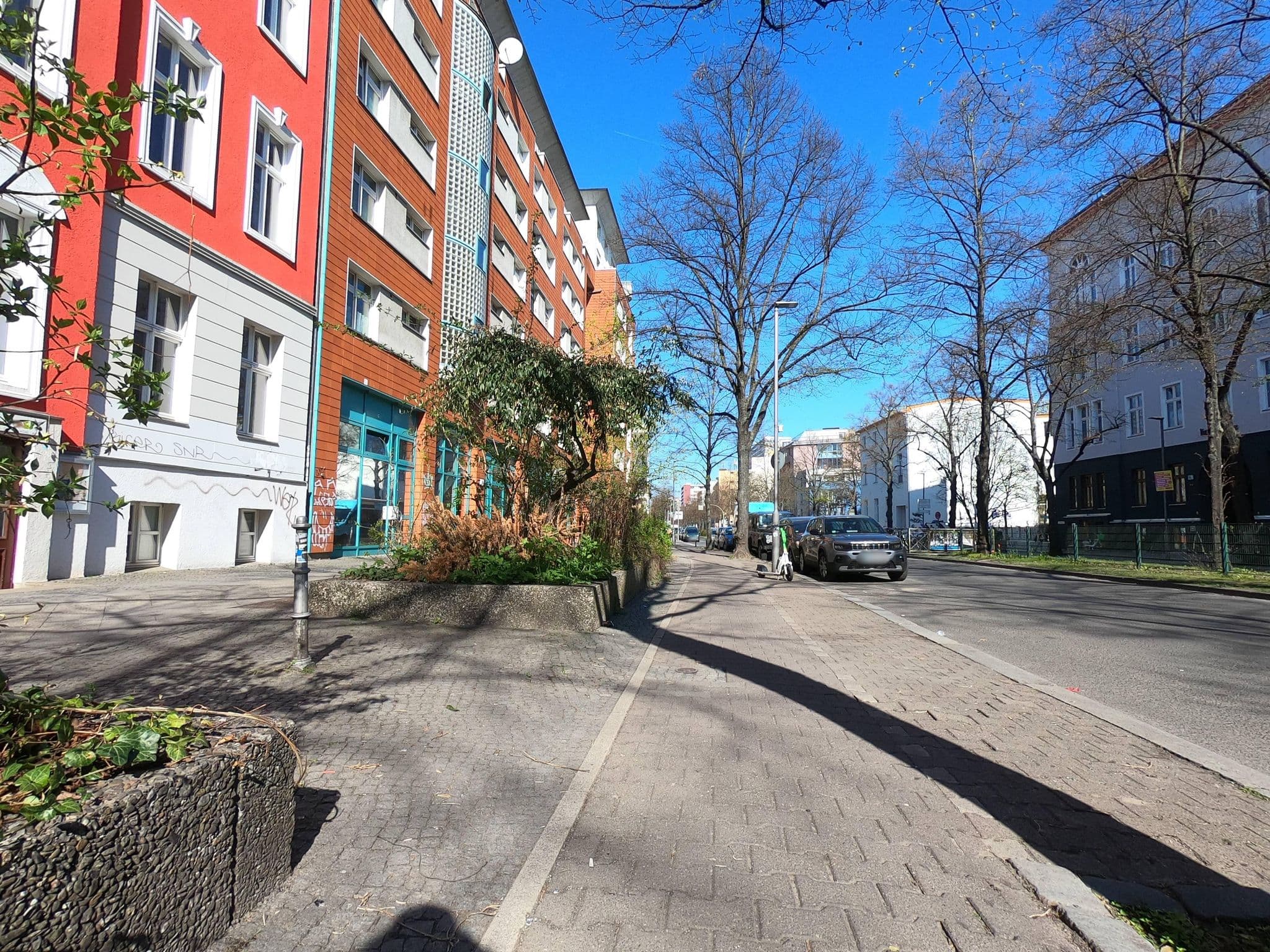 Street view near Post Palais, Kreuzberg — © carlheinz (CC BY-SA · Mapillary)