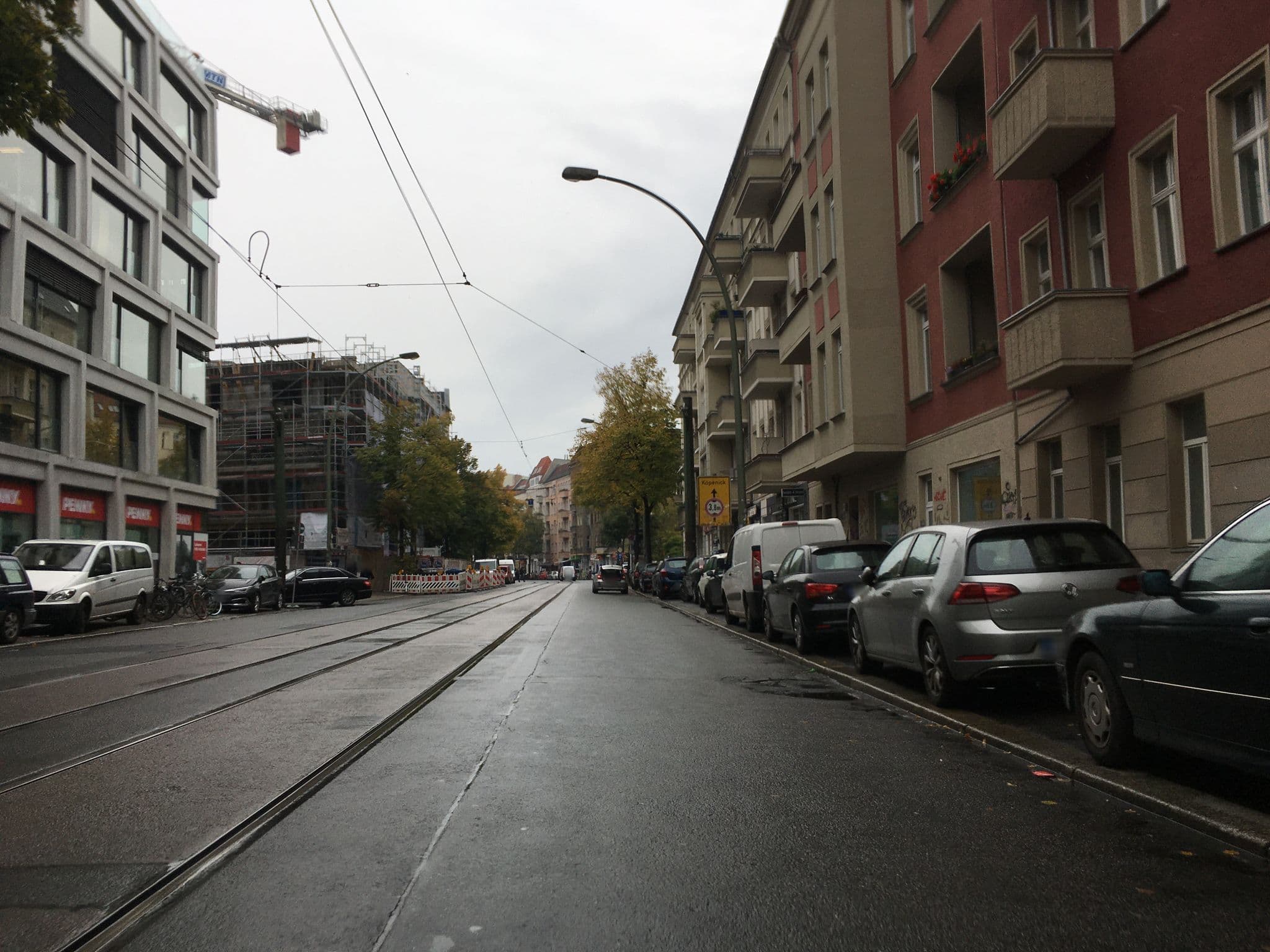 Street view near Friedrich Apartments, Friedrichshain — © carlheinz (CC BY-SA · Mapillary)