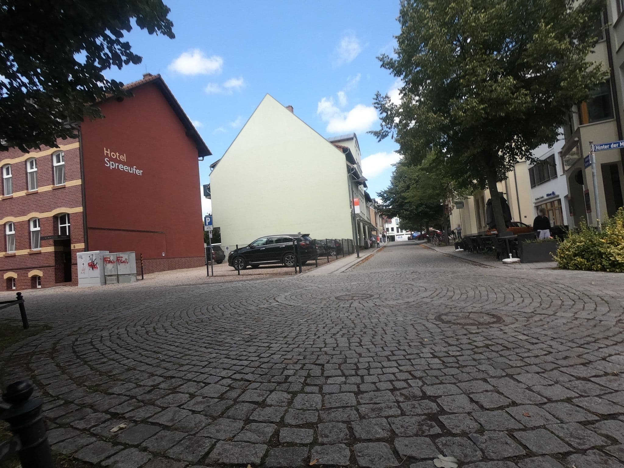 Street view near Spreehaus-Apartments, Lubin — © carlheinz (CC BY-SA · Mapillary)