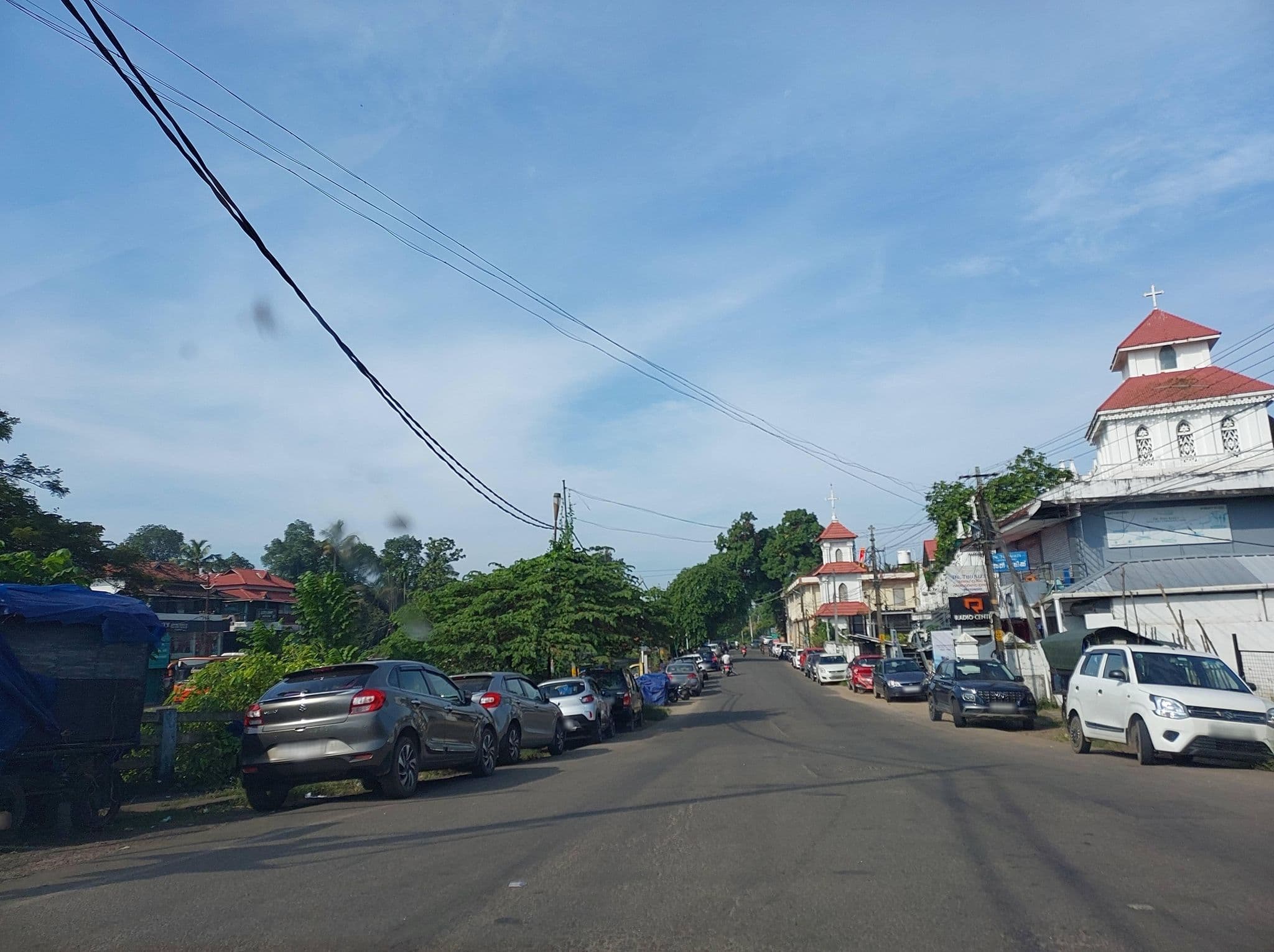 Street view near Thanmina Residency, Alappuzha — © V15 (CC BY-SA · Mapillary)