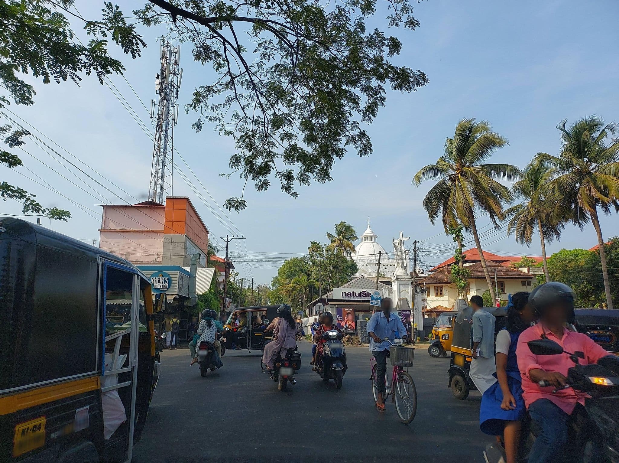 Street view near Hotel Radius, Alappuzha — © V15 (CC BY-SA · Mapillary)