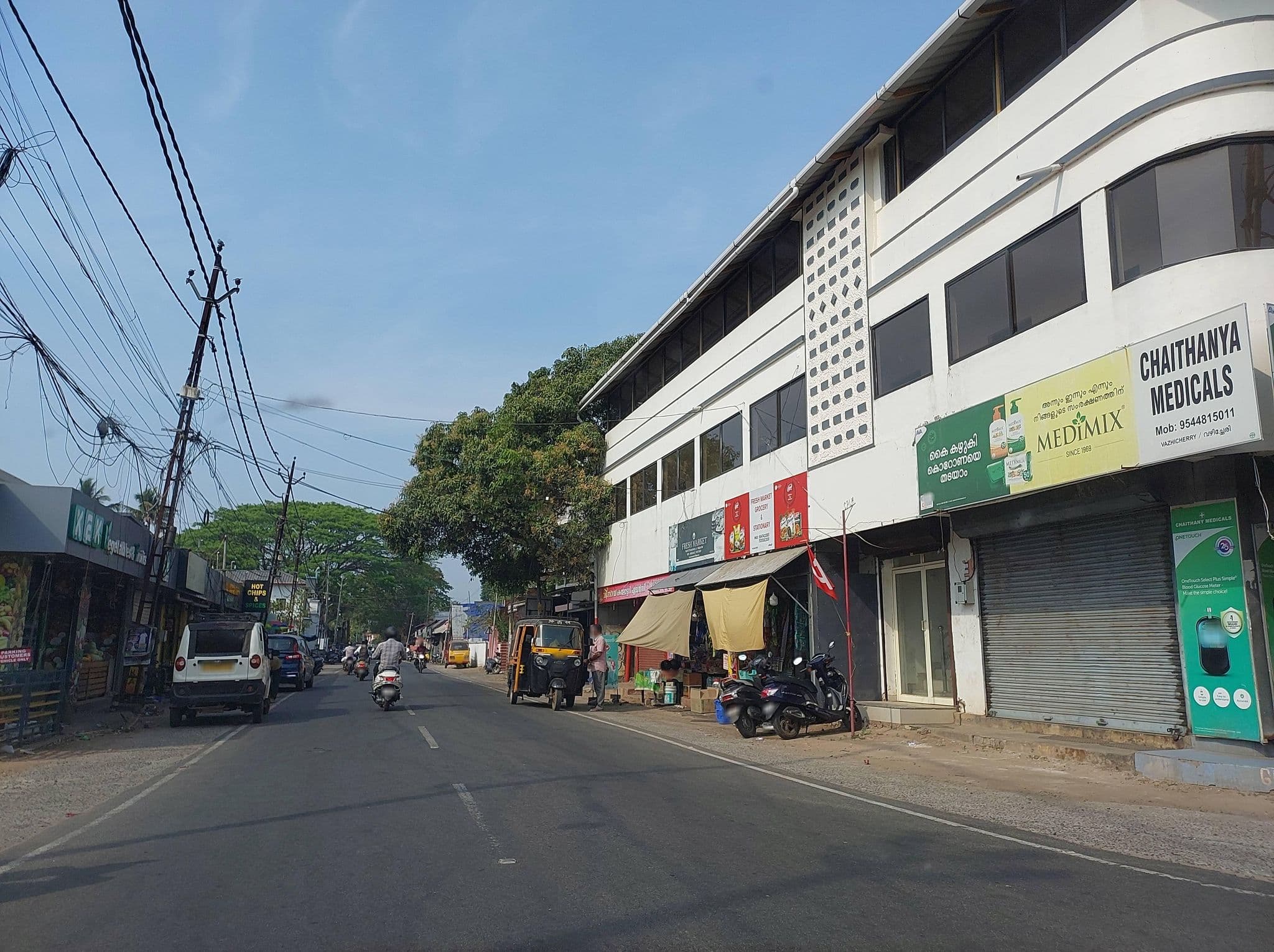 Street view near Thanima Residency, Alappuzha — © V15 (CC BY-SA · Mapillary)