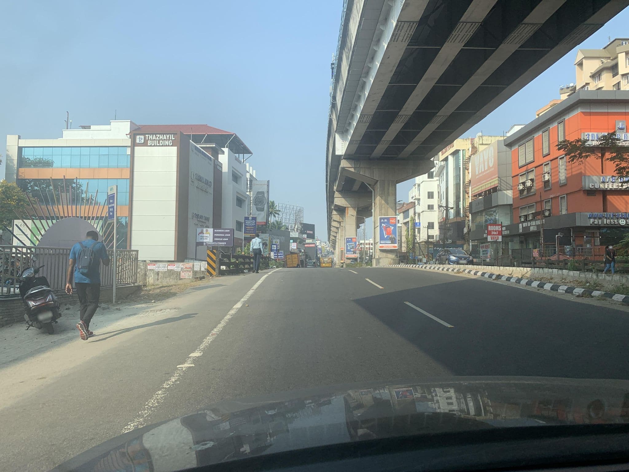 Street view near TriStar Regency, Kanayannur — © ChinmayKale (CC BY-SA · Mapillary)