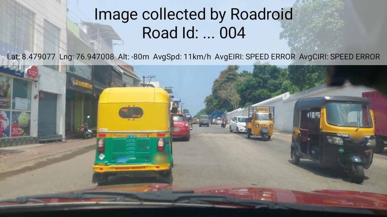 Street view near Dosa Kada, Thiruvananthapuram — © roadroid (CC BY-SA · Mapillary)