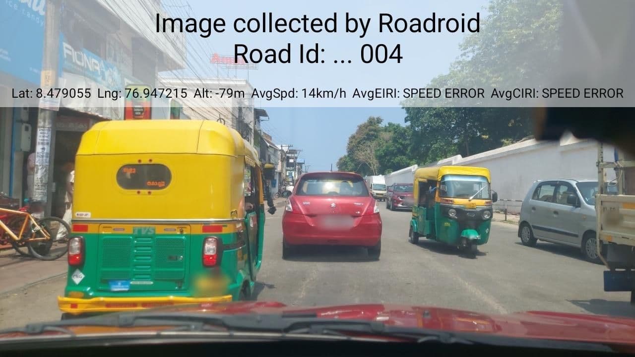Street view near Vada Thattukada, Thiruvananthapuram — © roadroid (CC BY-SA · Mapillary)