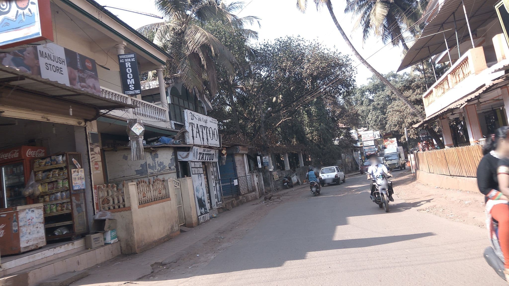 Street view near Sai Baga, Baga — © natarajakaveeti (CC BY-SA · Mapillary)