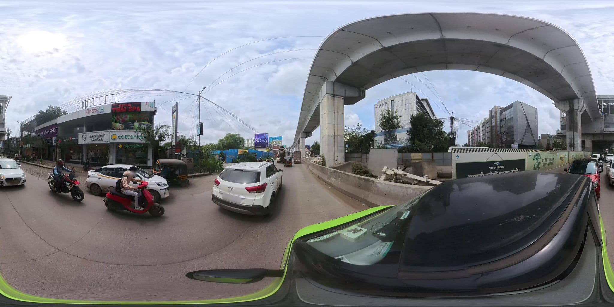 Street view near Taj Gateway, Hinjawadi — © skysign (CC BY-SA · Mapillary)