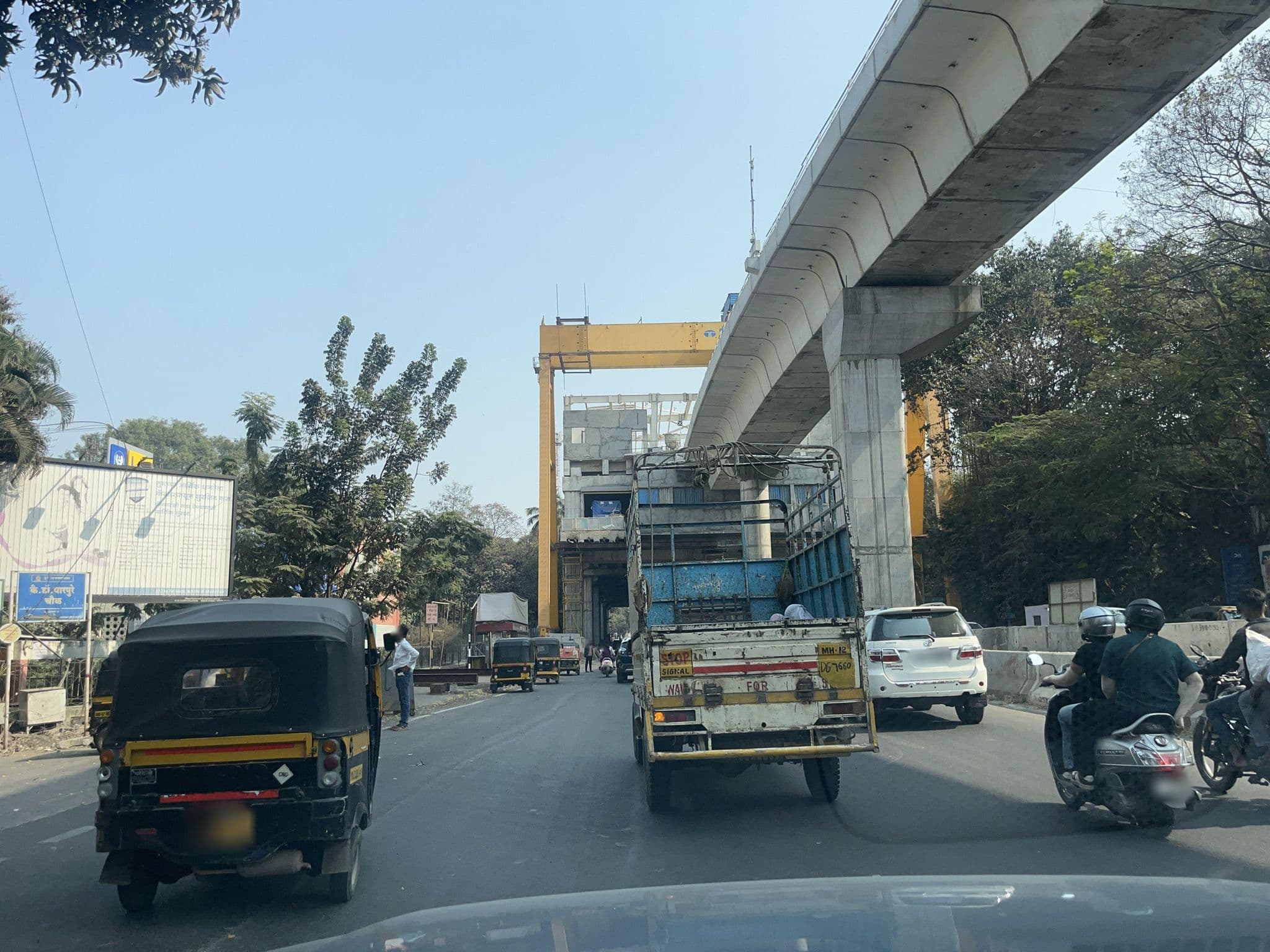 Street view near The Pride Hotel, Shivaji Nagar — © Absawant (CC BY-SA · Mapillary)