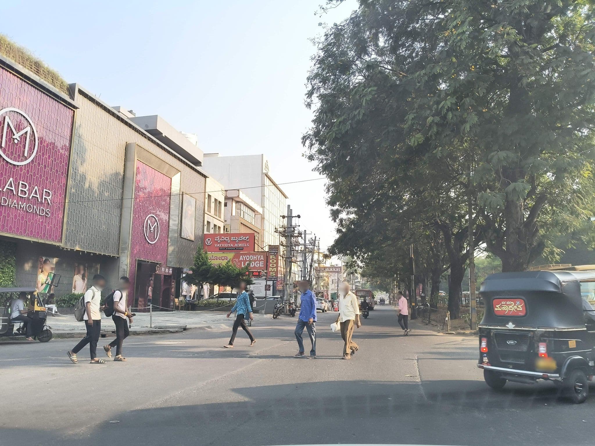 Street view near Maruthi Palace Hotel, Mysuru — © ph4ni (CC BY-SA · Mapillary)