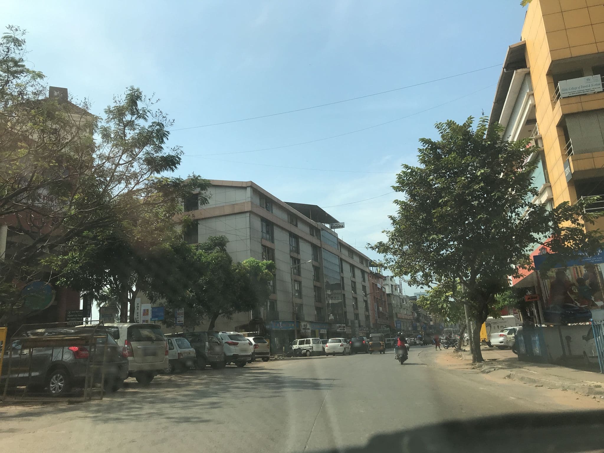 Street view near Hotel Veenu International, Mangaluru — © livableurbanism (CC BY-SA · Mapillary)