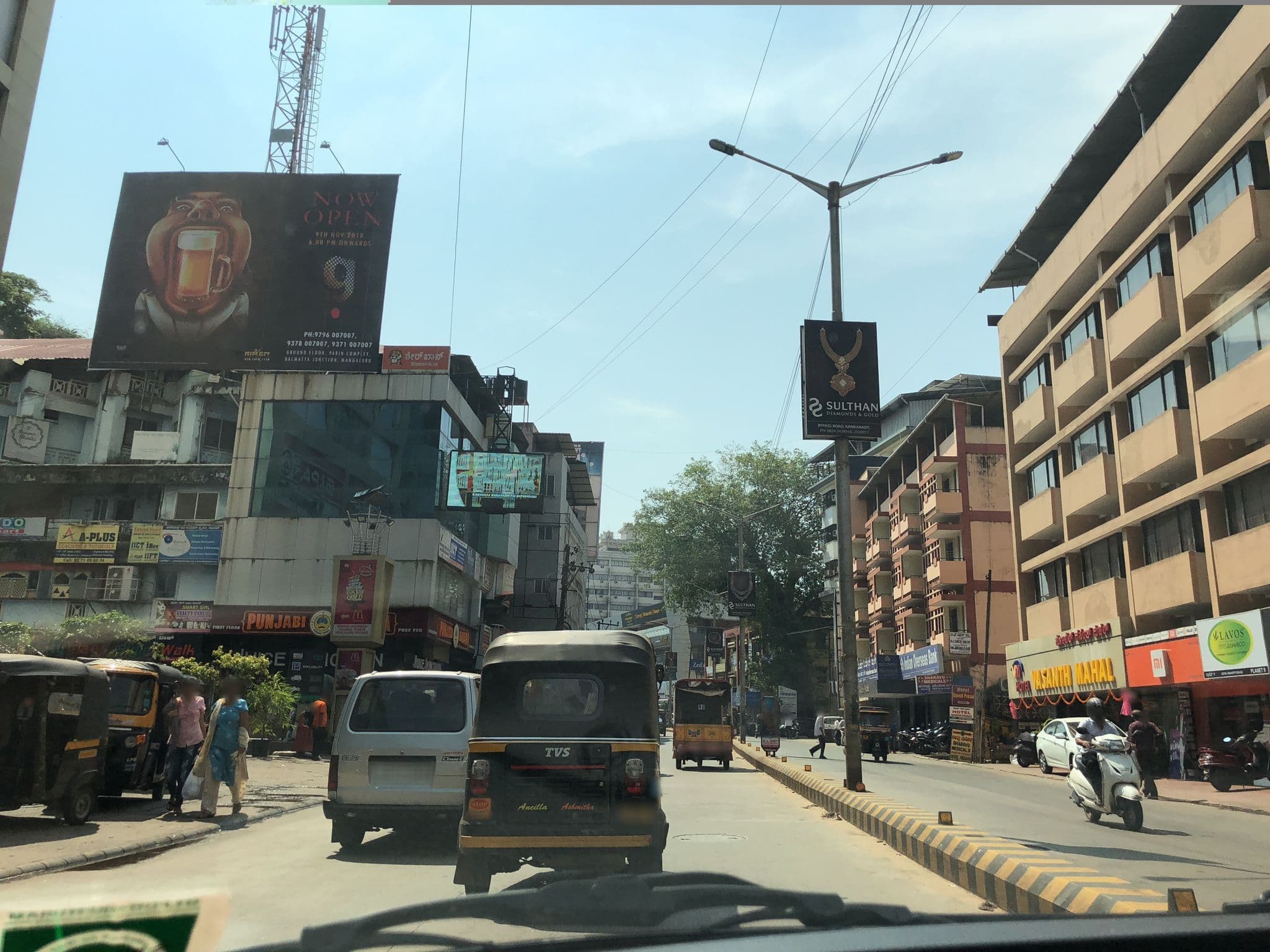 Street view near Samfaz International, Mangaluru — © krshibu (CC BY-SA · Mapillary)