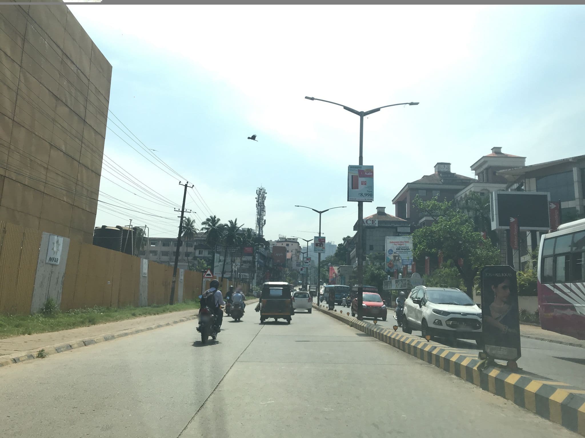 Street view near Hotel Bangalore Gate, Mangaluru — © livableurbanism (CC BY-SA · Mapillary)