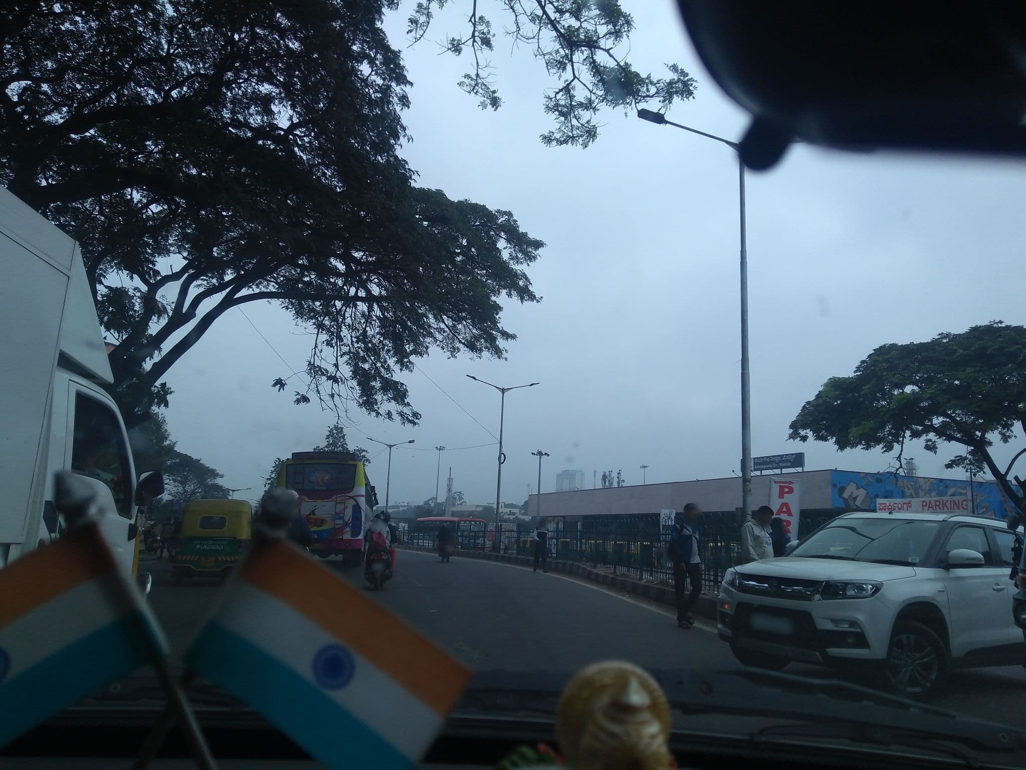 Street view near Parvathy Palace, Bengaluru — © poornibadrinath (CC BY-SA · Mapillary)