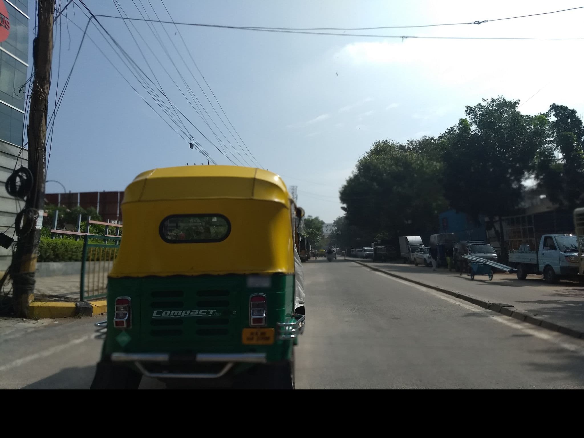 Street view near Karnataka State Vahnikula Kshatriya Hostel, Bengaluru — © srividya (CC BY-SA · Mapillary)