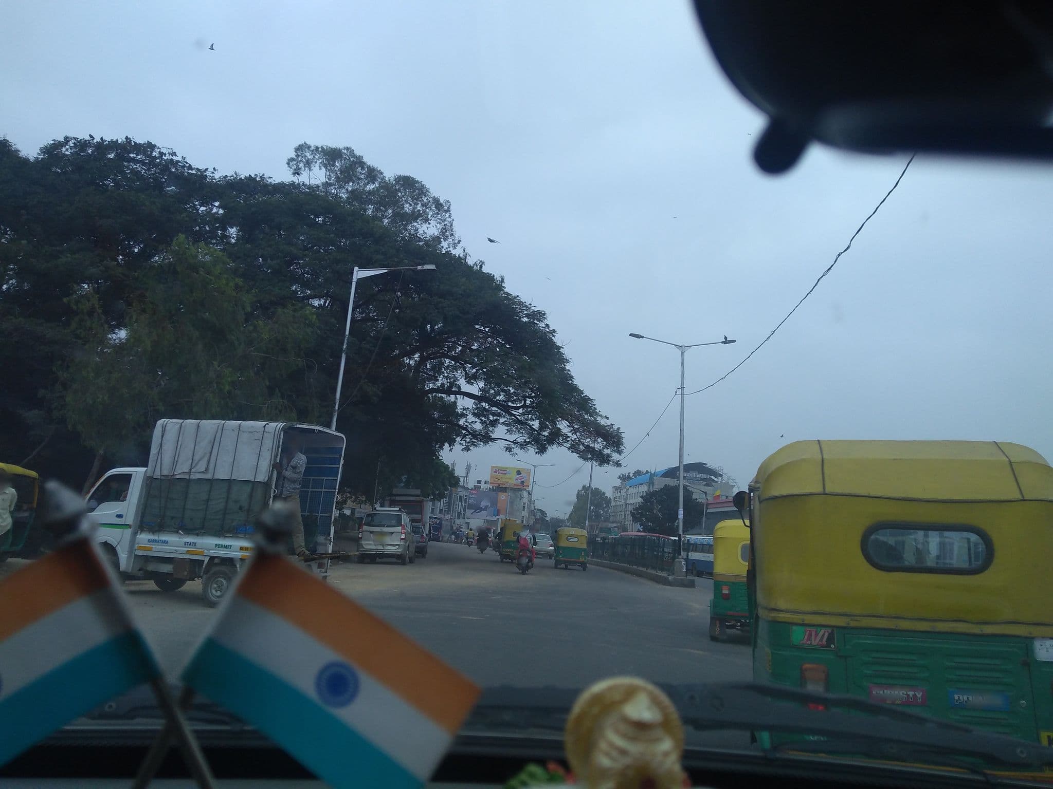 Street view near Sanman Residency Lodge, Bengaluru — © poornibadrinath (CC BY-SA · Mapillary)