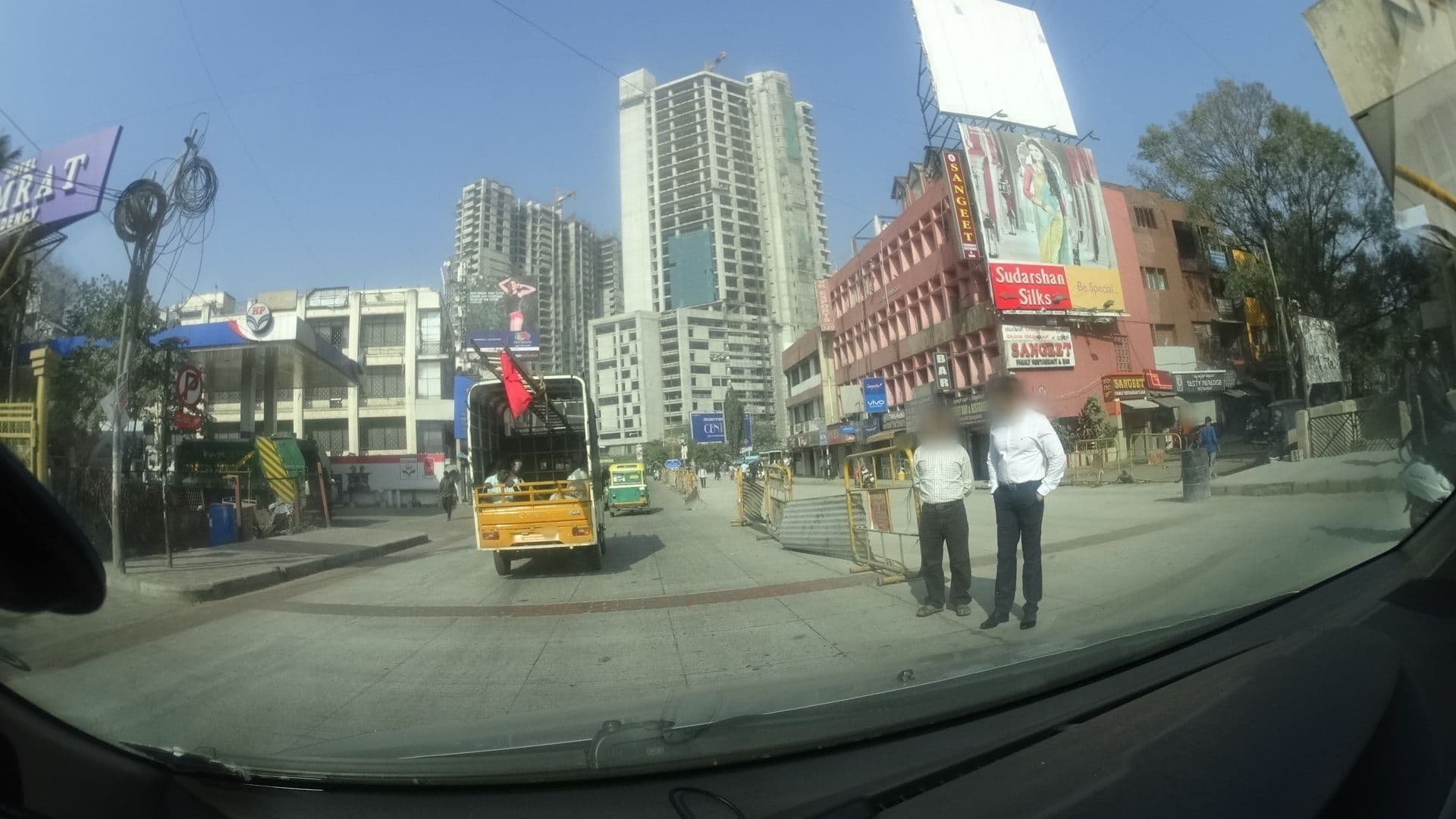 Street view near New Samrat Restaurant, Bengaluru — © ranjithjoy (CC BY-SA · Mapillary)