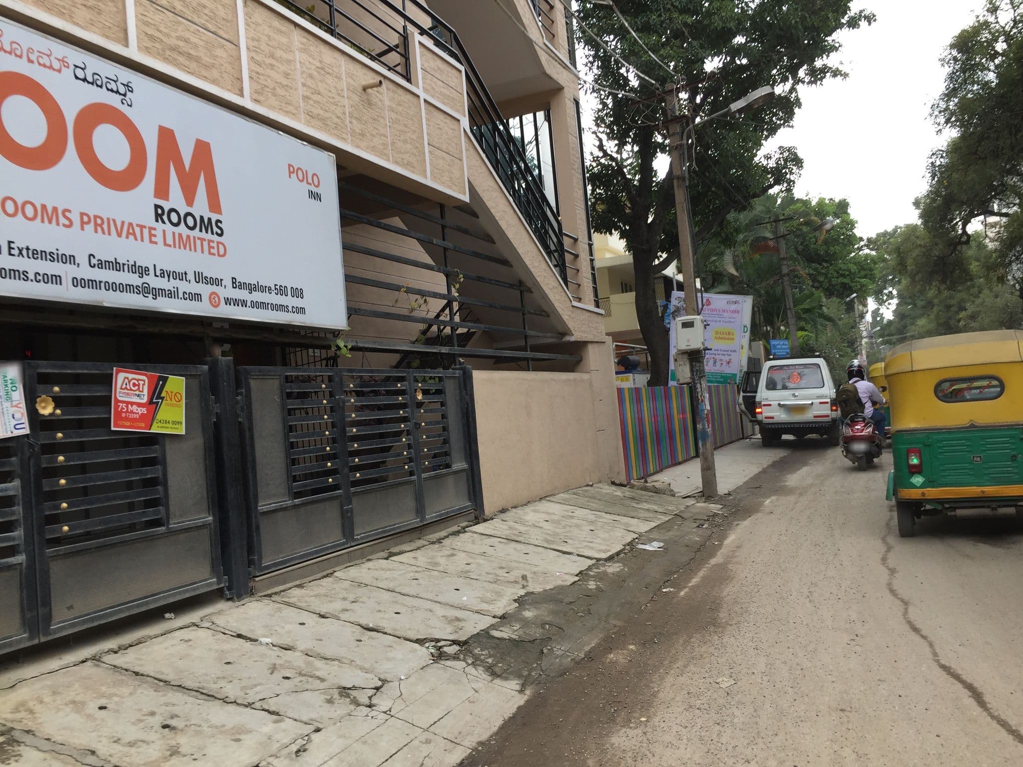 Street view near OYO 2235 Home Stay Indira Nagar, Bengaluru — © planemad (CC BY-SA · Mapillary)