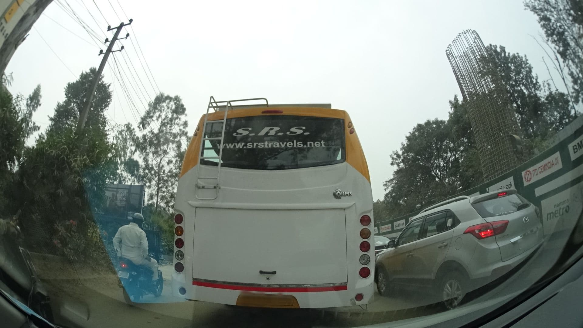Street view near Keys Hotel, Whitefield, Dommasandra — © ranjithjoy (CC BY-SA · Mapillary)