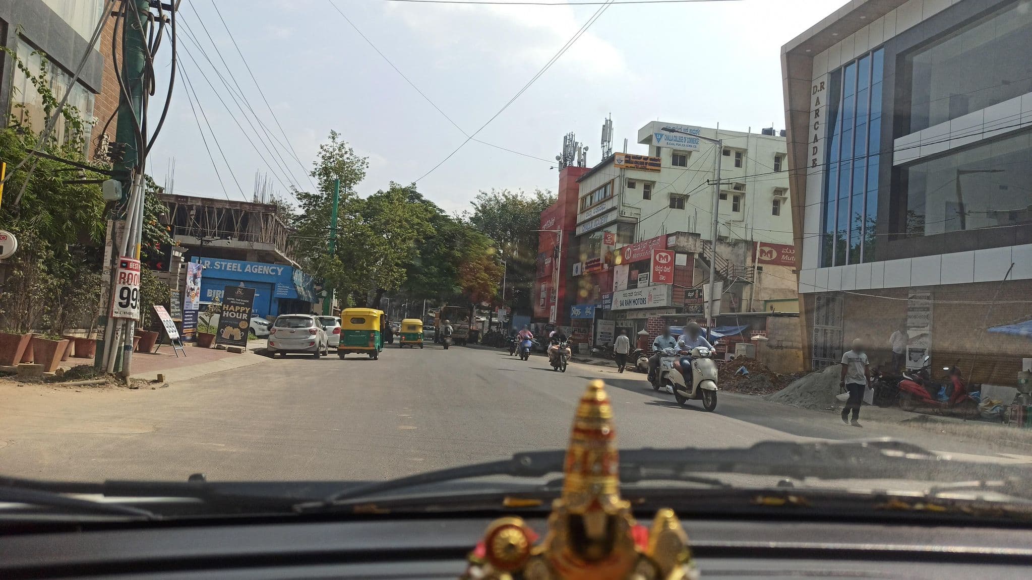 Street view near Hotel Shack, Bengaluru — © IBI (CC BY-SA · Mapillary)