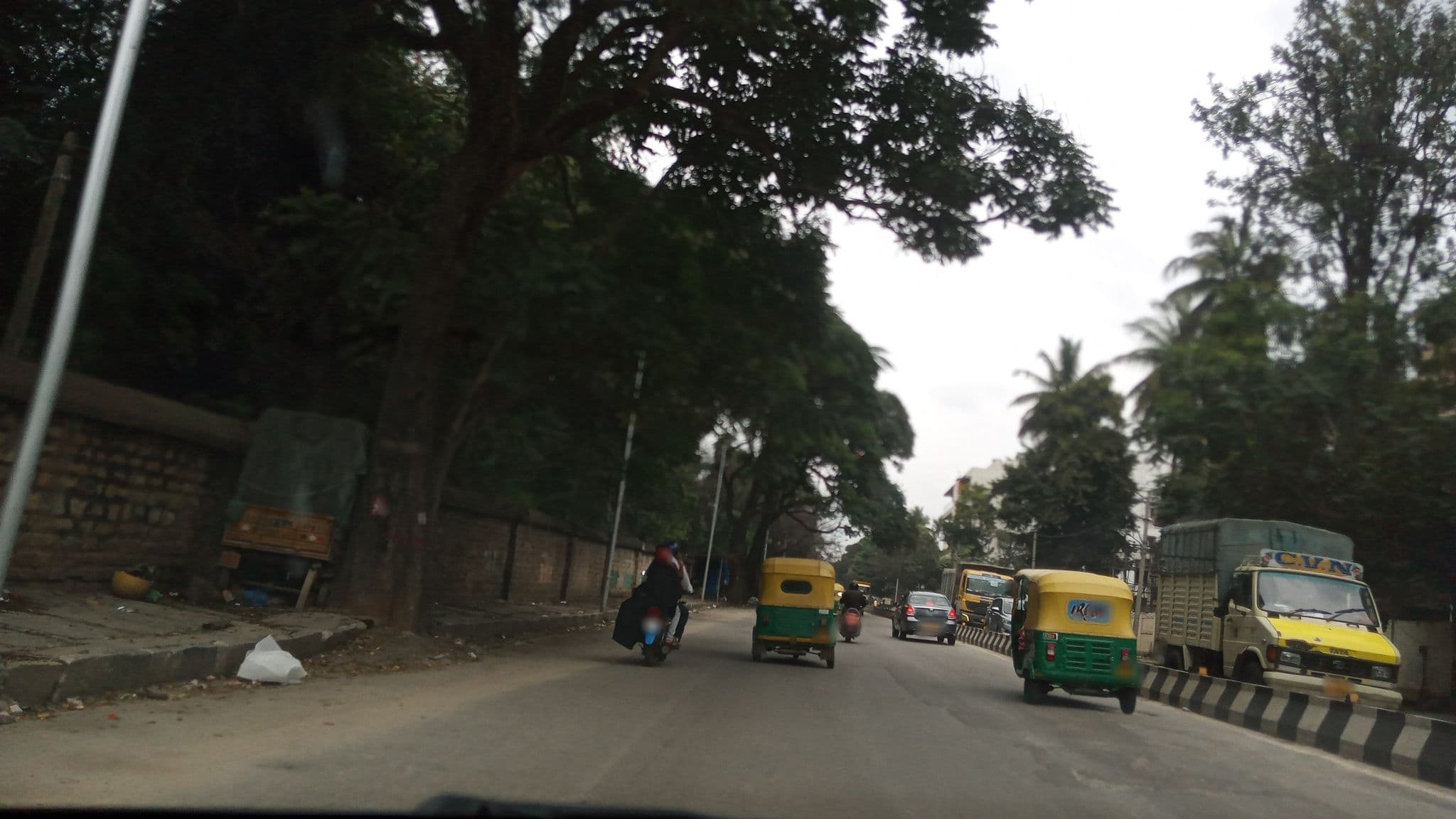 Street view near Cloud Nine Comforts, Bengaluru — © pradeepbv (CC BY-SA · Mapillary)