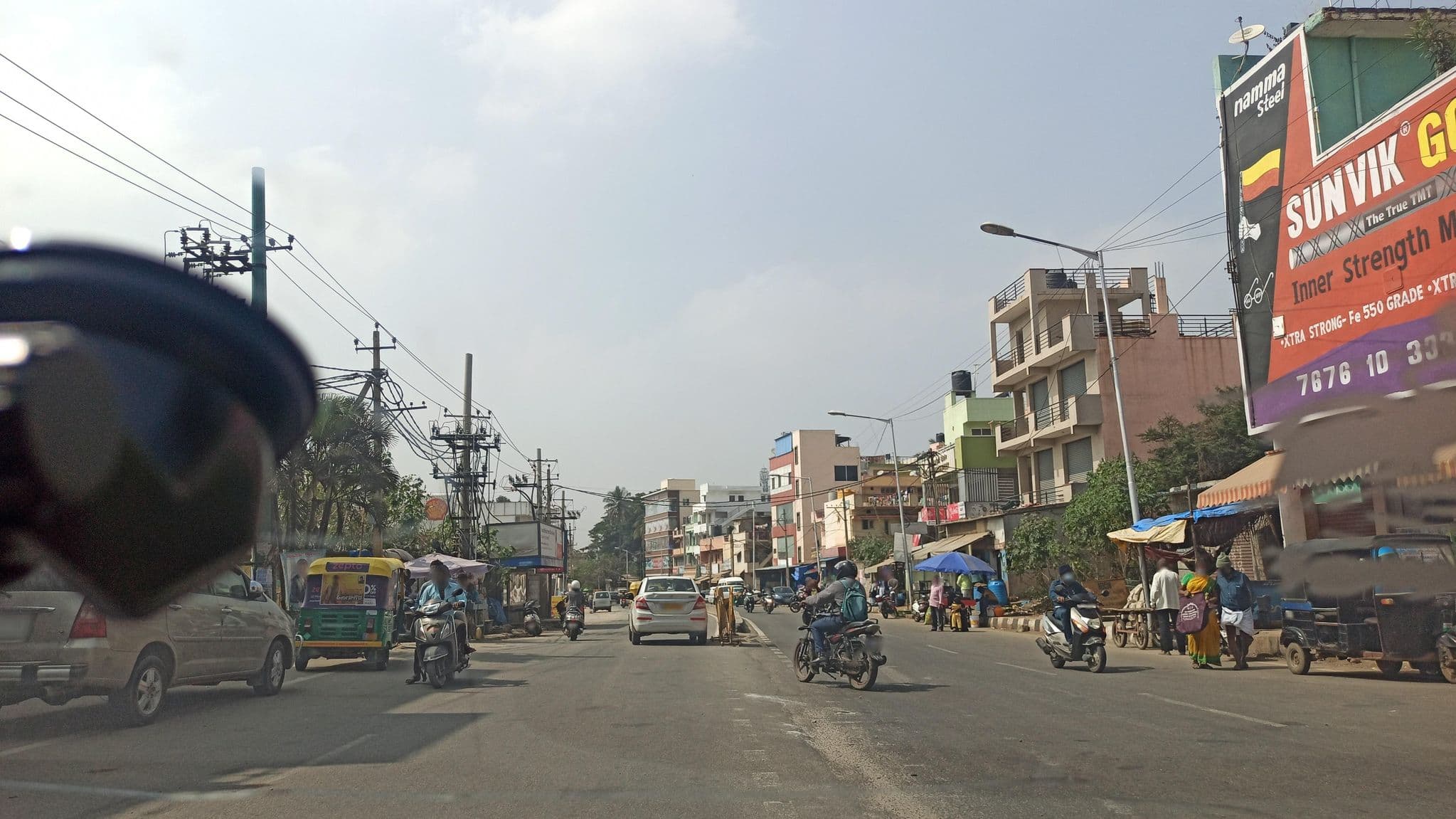 Street view near OYO 6889 Elite Deluxe Rooms, Yelahanka — © IBI (CC BY-SA · Mapillary)
