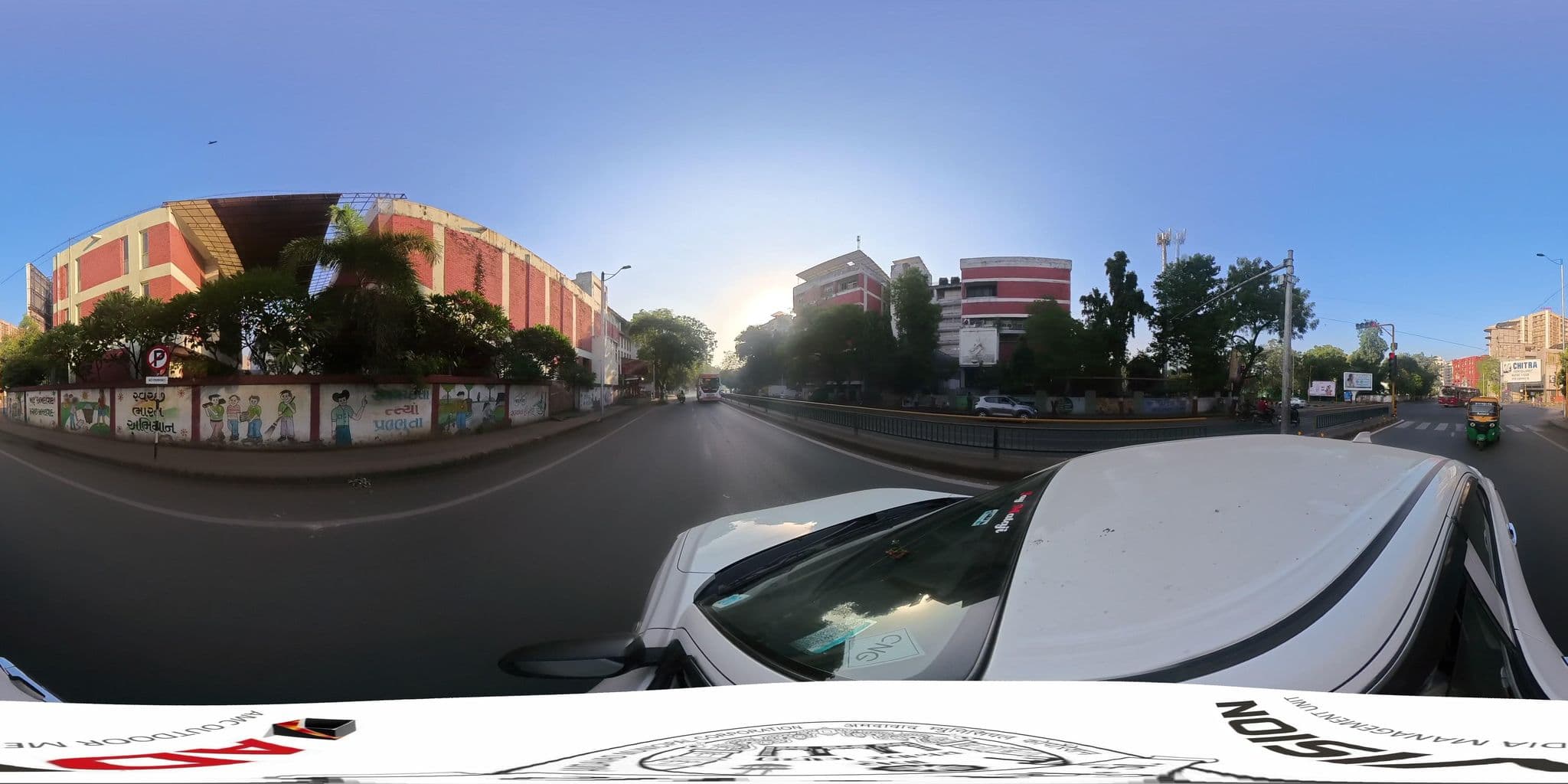 Street view near Rock Regency Hotel Ahmedabad, Ahmedabad — © skysign (CC BY-SA · Mapillary)