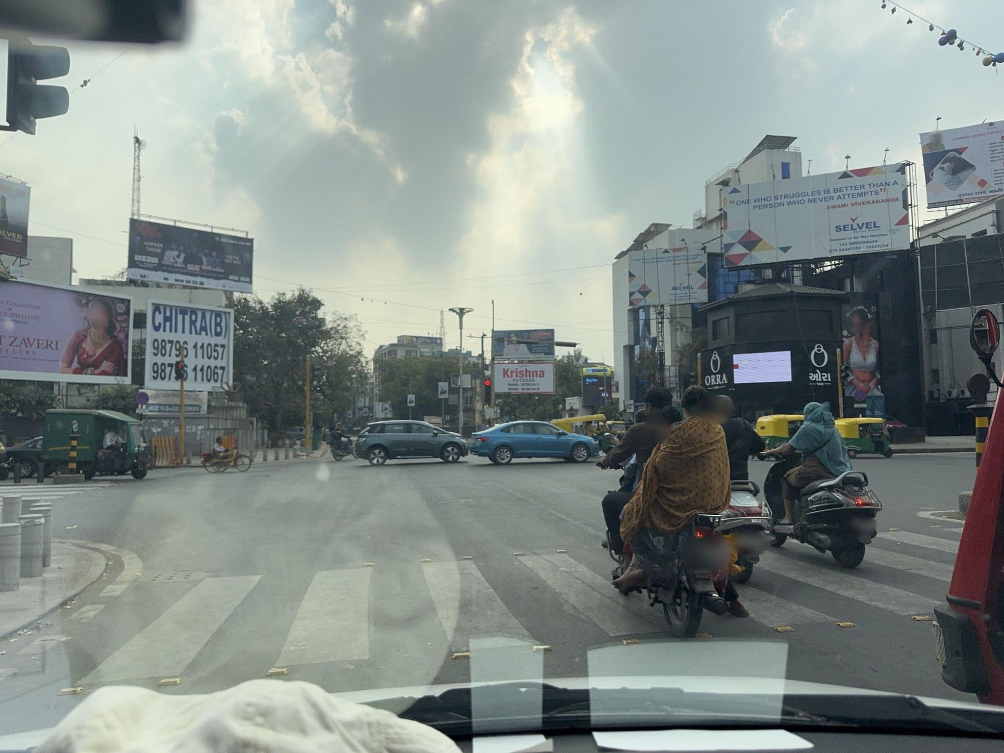 Street view near Vaccinated Staff- OYO 8692 Hotel Vibrant Regency, Ahmedabad — © shahashishg (CC BY-SA · Mapillary)