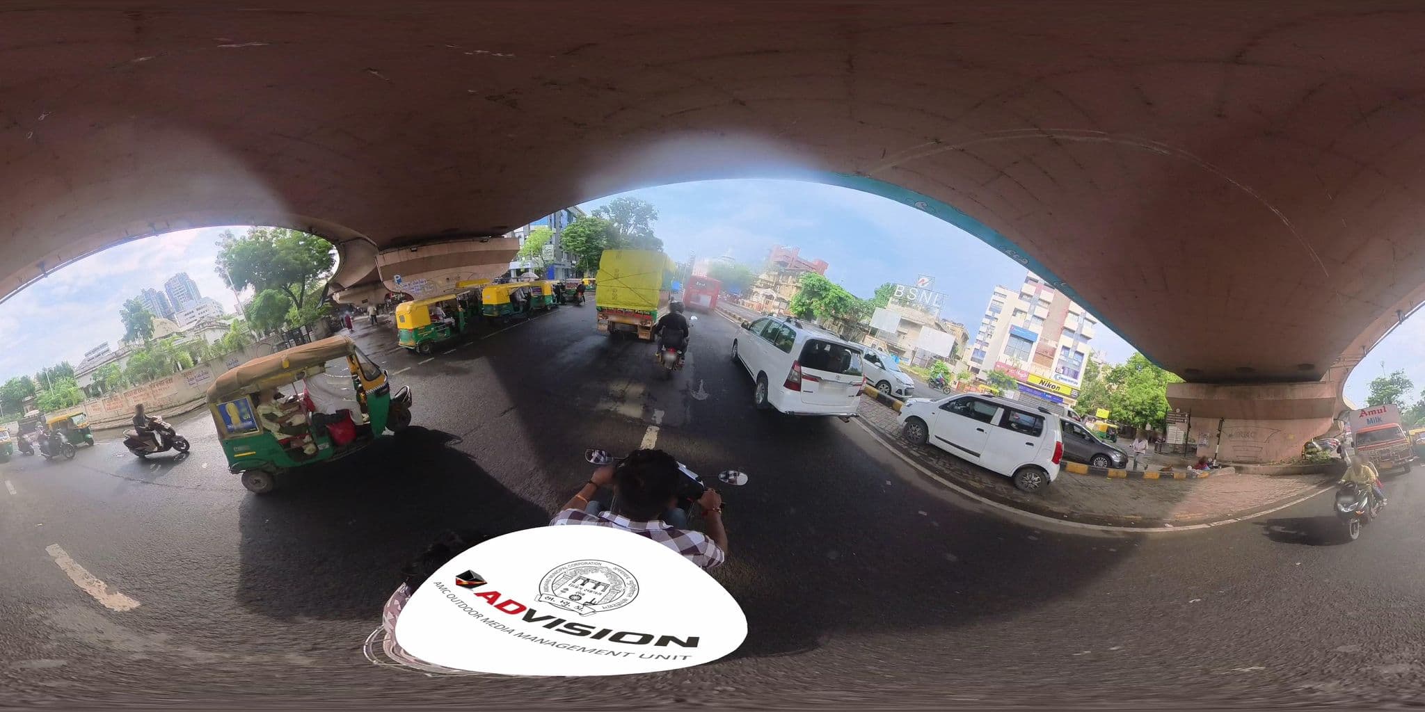 Street view near Hotel Maple Inn, Ahmedabad — © skysign (CC BY-SA · Mapillary)