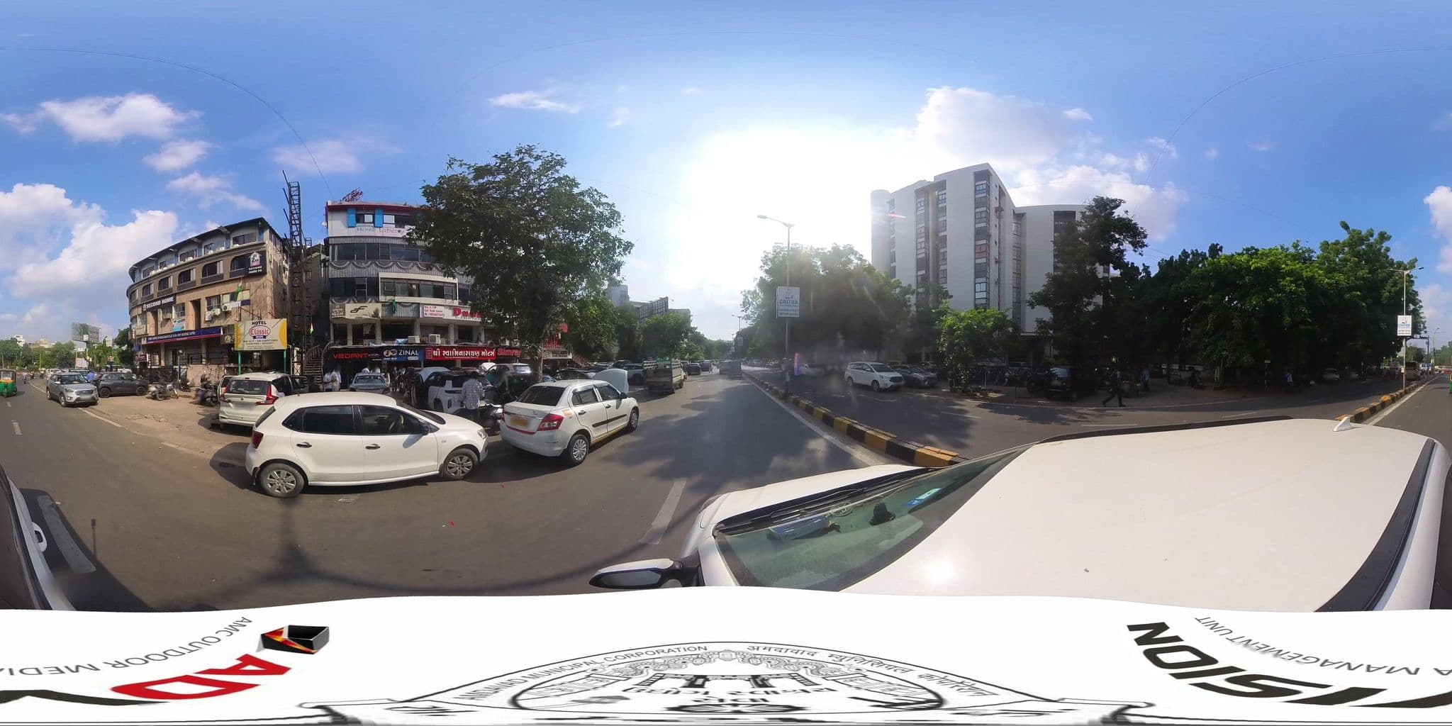 Street view near FabHotel Classic Inn Navrangpura, Ahmedabad — © skysign (CC BY-SA · Mapillary)