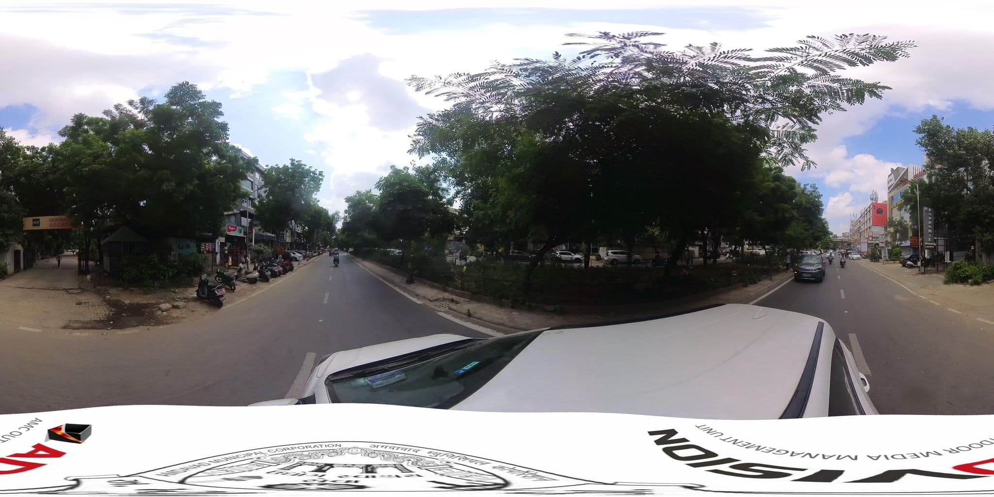 Street view near Shailly Inn, Ahmedabad — © skysign (CC BY-SA · Mapillary)