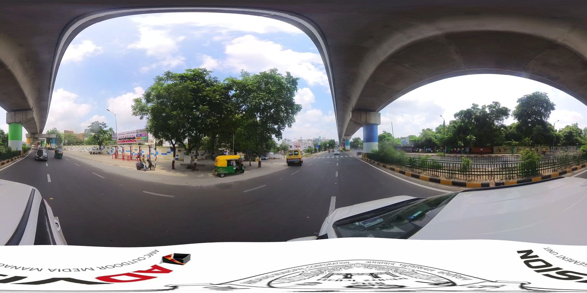 Street view near Hotel Captown, Bopal — © skysign (CC BY-SA · Mapillary)