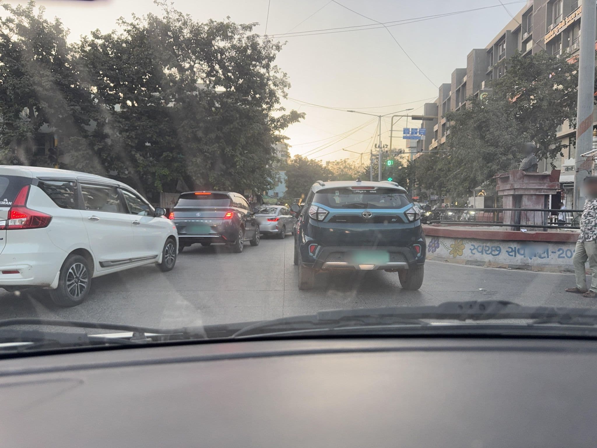 Street view near Gujarat University Convention and Exhibition Center, Ahmedabad — © shahashishg (CC BY-SA · Mapillary)