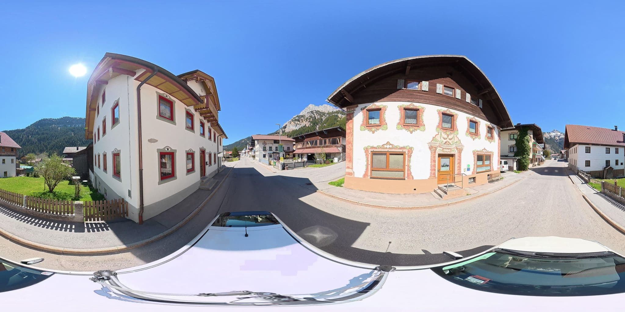 Street view near Haus Gertrud, Weissenbach am Lech